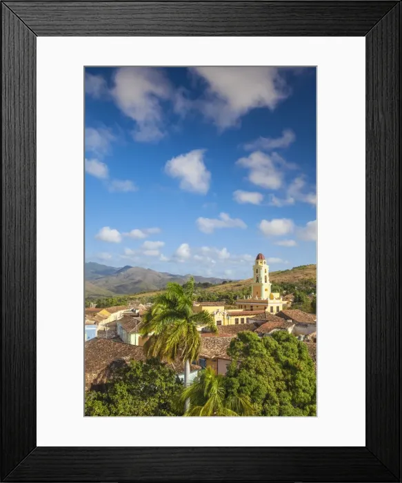 Framed Print : Cuba, Trinidad, View of Musuem National de la Luncha Contra Bandidos - former convent of San Francisco de Asísi Framed Print : Cuba, Trinidad, View of Musuem National de la Luncha Contra Bandidos - former convent of San Francisco de Asísi