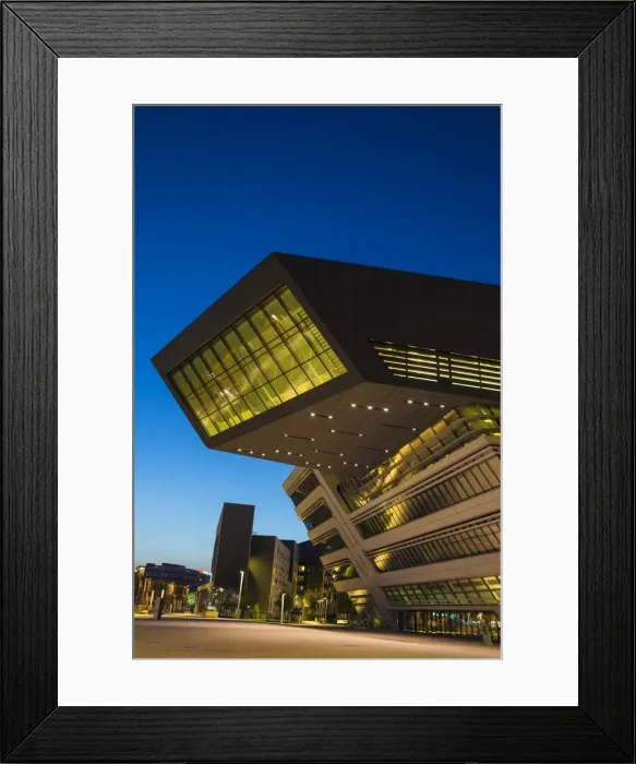 Framed Print : Austria, Vienna, Libary at Vienna University of Economics and Business - designed Framed Print : Austria, Vienna, Libary at Vienna University of Economics and Business - designed