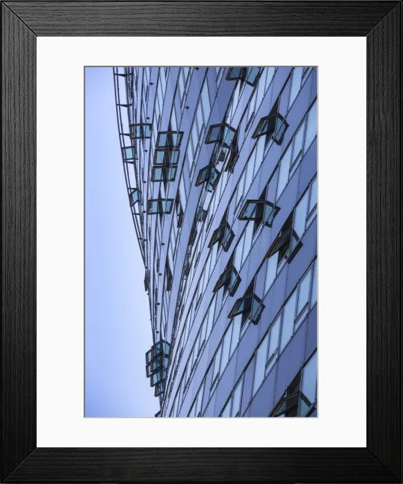 Framed Print : Austria, Vienna, Gasometer buildings - gas storage tanks converted to apartments Framed Print : Austria, Vienna, Gasometer buildings - gas storage tanks converted to apartments