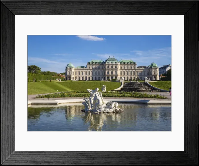 Framed Print : Austria, Vienna, Upper Belvedere Palace Framed Print : Austria, Vienna, Upper Belvedere Palace