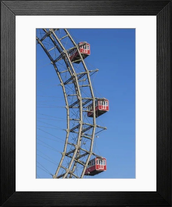 Framed Print : Austria, Vienna, Leopoldstadt, Prater, The Wurstelprater amusement park, Riesenrad Framed Print : Austria, Vienna, Leopoldstadt, Prater, The Wurstelprater amusement park, Riesenrad