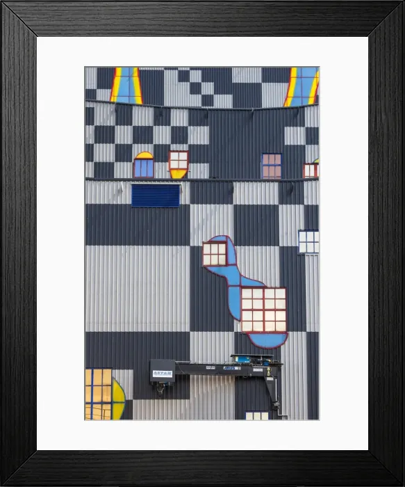 Framed Print : Austria, Vienna, Spittelau, Fernwarme power plant, whose facade was redesigned by Framed Print : Austria, Vienna, Spittelau, Fernwarme power plant, whose facade was redesigned by