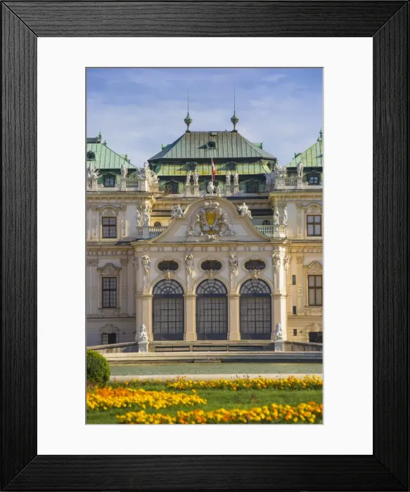 Framed Print : Austria, Vienna, The Belvedere Palace