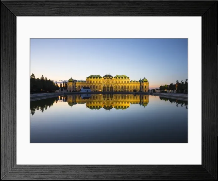 Framed Print : Austria, Vienna, Upper Belvedere Palace Framed Print : Austria, Vienna, Upper Belvedere Palace
