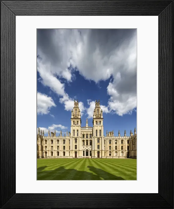 Framed Print : Europe, United Kingom, England, Oxfordshire, Oxford, All Souls College Framed Print : Europe, United Kingom, England, Oxfordshire, Oxford, All Souls College