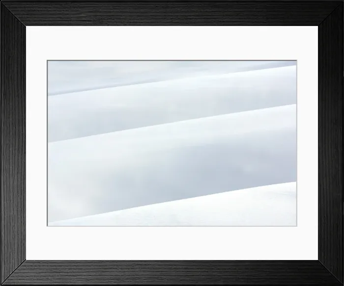 Framed Print : Italy, Veneto, Snow forms