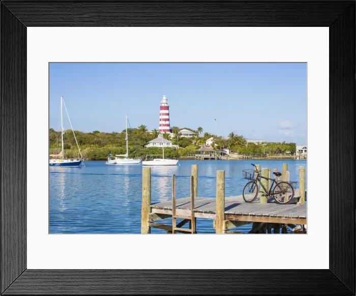 Framed Print : Bahamas, Abaco Islands, Elbow Cay, Hope Town, Elbow Reef Lighthouse - The last kerosene Framed Print : Bahamas, Abaco Islands, Elbow Cay, Hope Town, Elbow Reef Lighthouse - The last kerosene