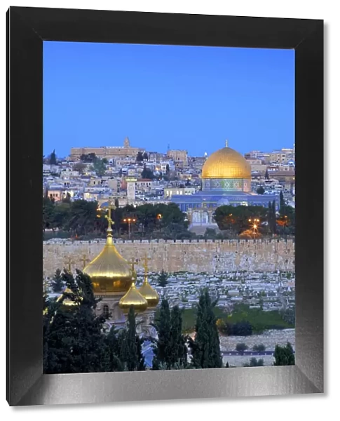 View Of Jerusalem From The Mount Of Olives, Jerusalem, Israel, Middle East