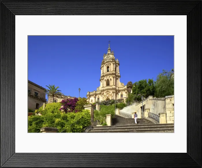 Framed Print : Cathedral of San Giorgio, Modica, Sicily, Italy Framed Print : Cathedral of San Giorgio, Modica, Sicily, Italy