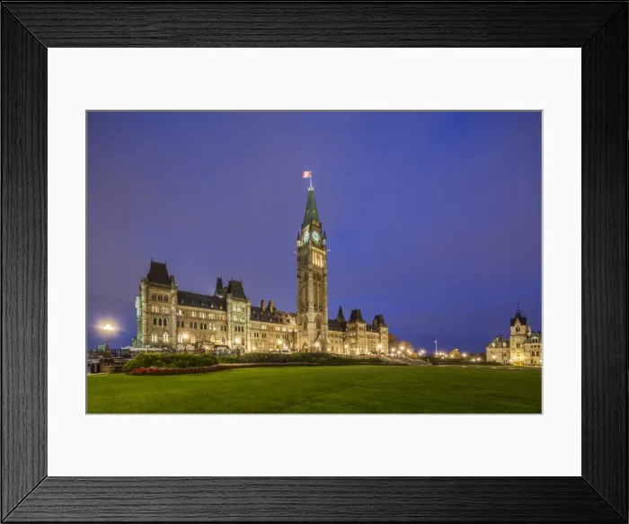 Framed Print : Canada, Ontario, Ottowa, capital of Canada, Canadian Parliament Building, dusk Framed Print : Canada, Ontario, Ottowa, capital of Canada, Canadian Parliament Building, dusk