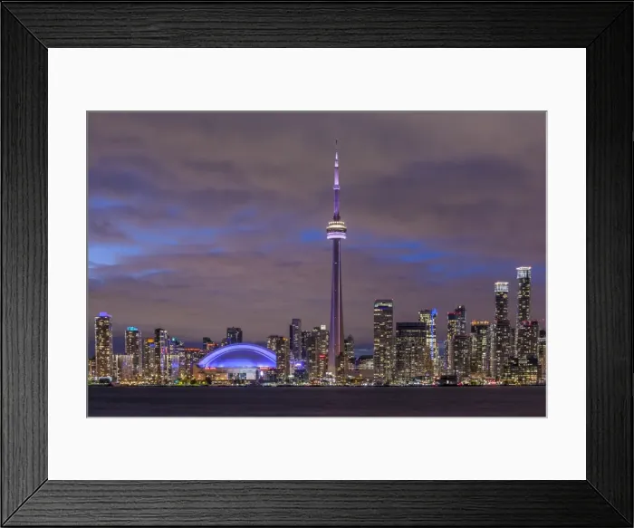 Framed Print : Canada, Ontario, Toronto, Harbourfront, CN Tower, Rogers Centre, and skyline from Olympic Island Framed Print : Canada, Ontario, Toronto, Harbourfront, CN Tower, Rogers Centre, and skyline from Olympic Island