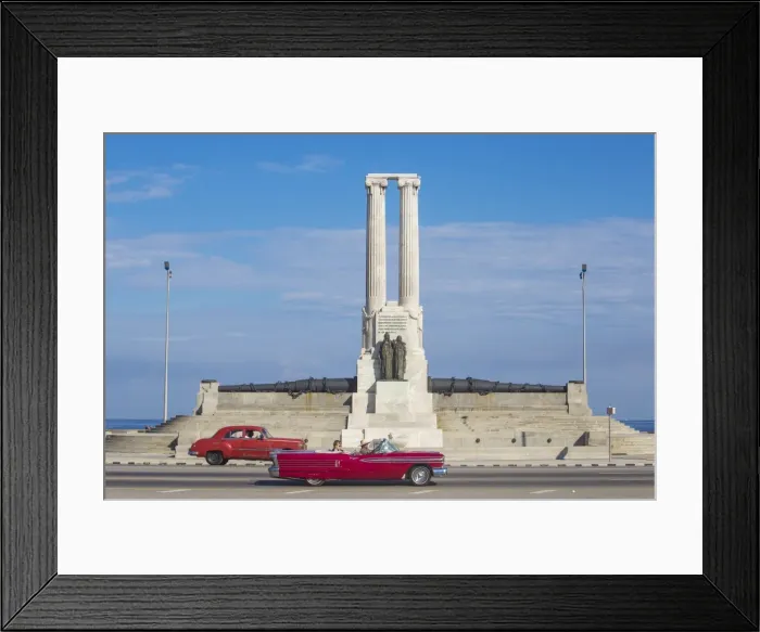 Framed Print : Cuba, Havana, Malecon, Monumento al Maine - The Monument to the Victims of the USS Maine Framed Print : Cuba, Havana, Malecon, Monumento al Maine - The Monument to the Victims of the USS Maine