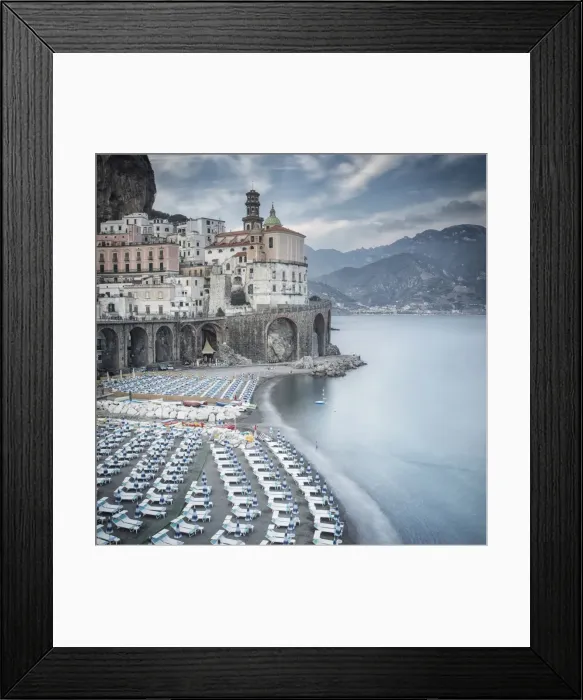 Framed Print : Italy, Campania, Amalfi Coast, Salerno district. Peninsula of Sorrento. Atrani Framed Print : Italy, Campania, Amalfi Coast, Salerno district. Peninsula of Sorrento. Atrani