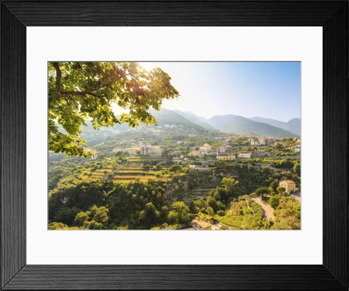 Framed Print : Italy, Campagnia, Amalfi Coast, Ravello. The valley around Ravello
