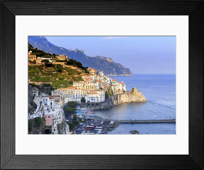 Framed Print : Italy, Campagnia, Amalfi Coast, Amalfi. The town of Amalfi Framed Print : Italy, Campagnia, Amalfi Coast, Amalfi. The town of Amalfi