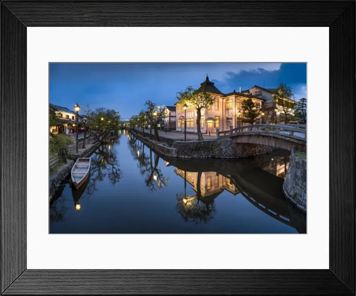 Framed Print : Bikan Historical Quarter, Kurashiki, Okayama Prefecture, Japan Framed Print : Bikan Historical Quarter, Kurashiki, Okayama Prefecture, Japan