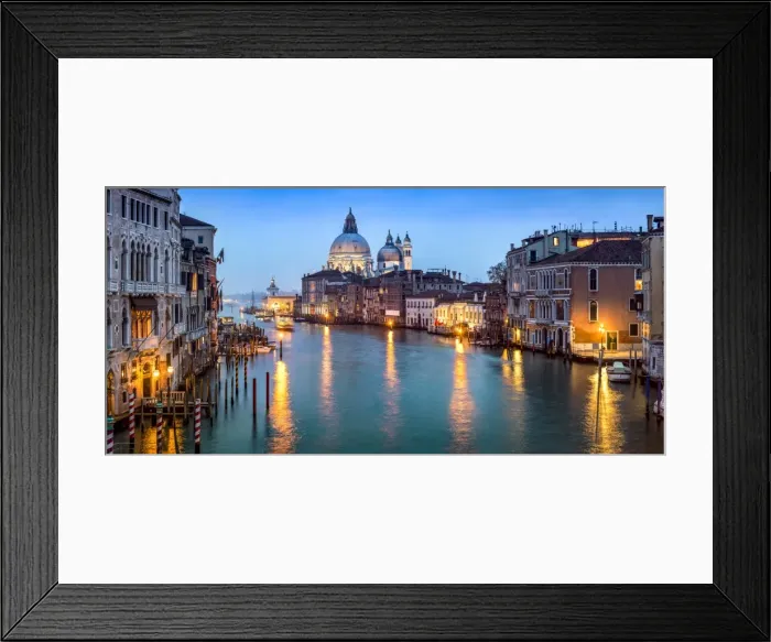 Framed Print : Canal Grande with view towards Santa Maria Della Salute, Venice, Italy