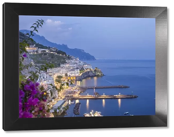 Italy, Campagnia, Amalfi Coast, Amalfi. The town of Amalfi