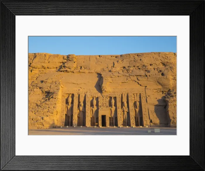 Framed Print : Egypt, Abu Simbel, The small temple -known as Temple of Hathor - dedicated to Nefertari Framed Print : Egypt, Abu Simbel, The small temple -known as Temple of Hathor - dedicated to Nefertari