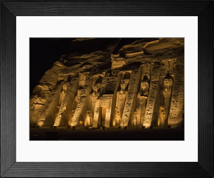 Framed Print : Egypt, Abu Simbel, The small temple -known as Temple of Hathor - dedicated to Nefertari Framed Print : Egypt, Abu Simbel, The small temple -known as Temple of Hathor - dedicated to Nefertari