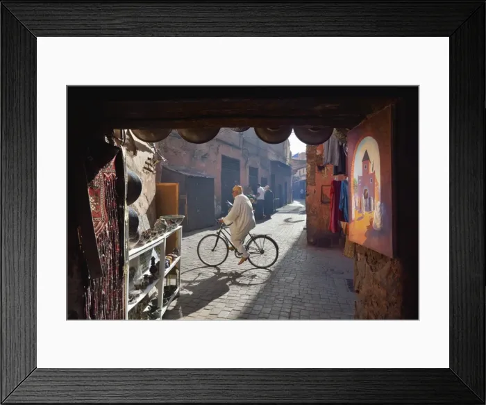 Framed Print : The old medina of Marrakech. Morocco Framed Print : The old medina of Marrakech. Morocco