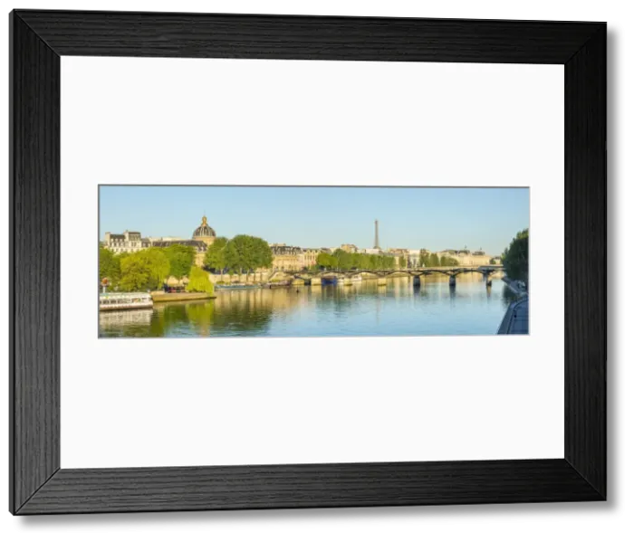 Framed Print : Eiffel Tower & Pont des Arts, Paris, France Framed Print : Eiffel Tower & Pont des Arts, Paris, France