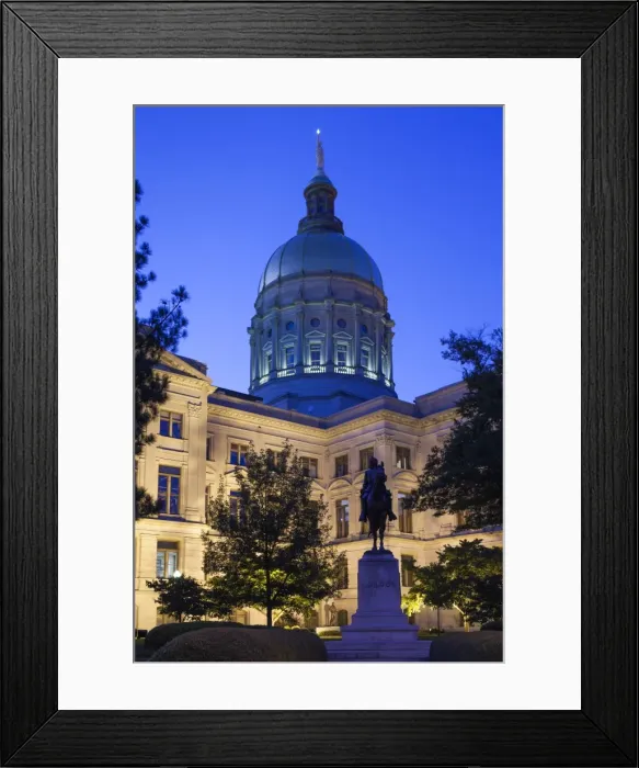 Framed Print : USA, Georgia, Atlanta, Georgia State Capitol Building, state house Framed Print : USA, Georgia, Atlanta, Georgia State Capitol Building, state house