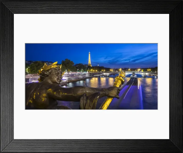 Framed Print : Pont Alexandre III & Eiffel Tower, Paris, France Framed Print : Pont Alexandre III & Eiffel Tower, Paris, France