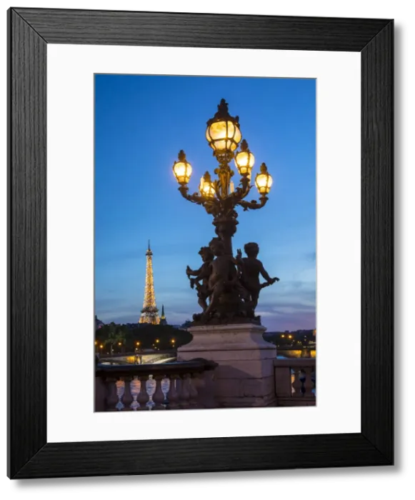 Framed Print : Pont Alexandre III & Eiffel Tower, Paris, France Framed Print : Pont Alexandre III & Eiffel Tower, Paris, France