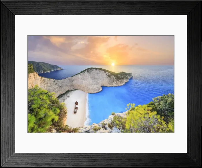 Framed Print : Greece, Ionian Islands, Zakynthos, Navagio (shipwreck) beach Framed Print : Greece, Ionian Islands, Zakynthos, Navagio (shipwreck) beach