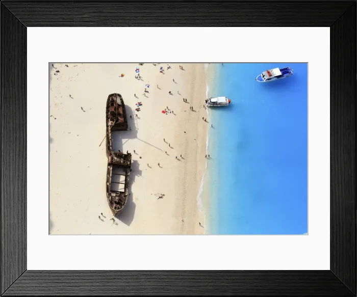Framed Print : Greece, Ionian Islands, Zakynthos, Navagio (shipwreck) beach Framed Print : Greece, Ionian Islands, Zakynthos, Navagio (shipwreck) beach