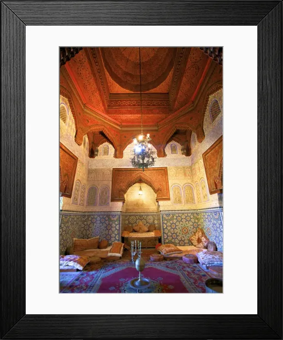 Framed Print : Interior Of Dar Jamai Museum, Meknes, Morocco, North Africa Framed Print : Interior Of Dar Jamai Museum, Meknes, Morocco, North Africa