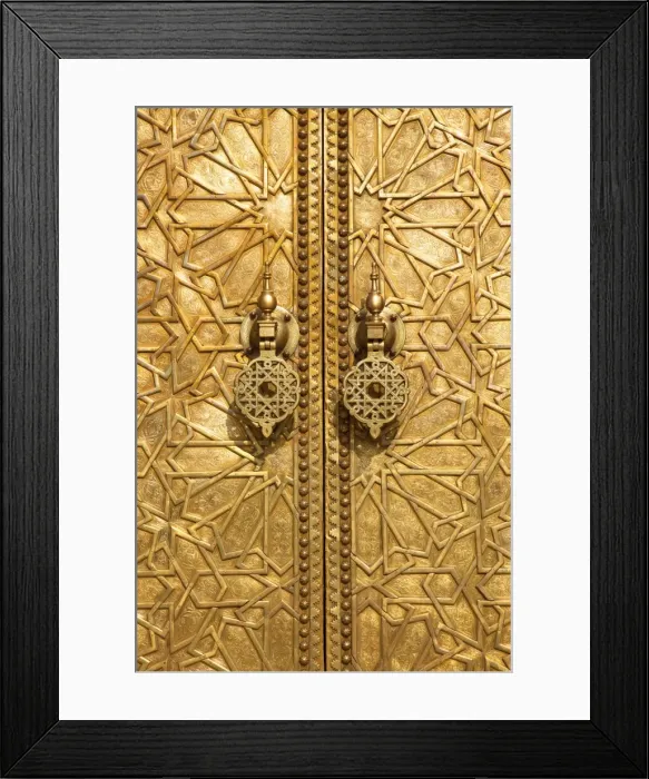 Framed Print : Royal Palace, Fez, Morocco, North Africa