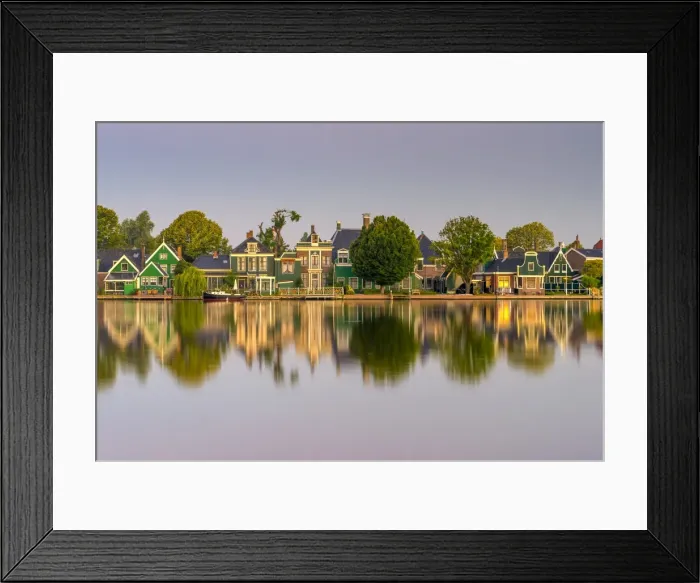 Framed Print : Netherlands, North Holland, Zaandam, River Zaan Framed Print : Netherlands, North Holland, Zaandam, River Zaan