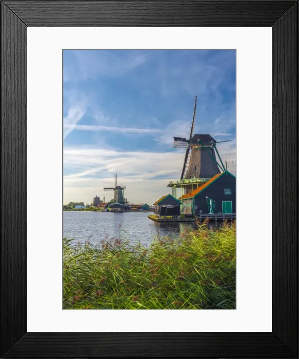 Framed Print : Netherlands, North Holland, Zaandam, Zaanse Schans, The Cat (De Kat) Dyemill Framed Print : Netherlands, North Holland, Zaandam, Zaanse Schans, The Cat (De Kat) Dyemill