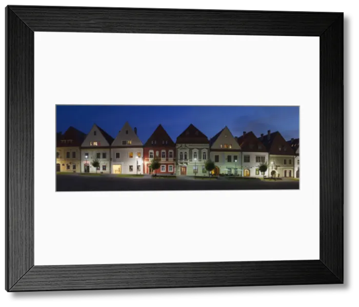 Framed Print : Radnicne Square at dusk, Bardejov (UNESCO World Heritage Site), Presov Region, Slovakia Framed Print : Radnicne Square at dusk, Bardejov (UNESCO World Heritage Site), Presov Region, Slovakia