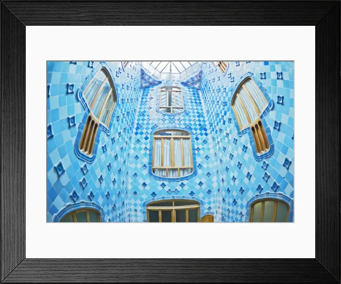 Framed Print : Casa Batllo, Barcelona, Catalonia, Spain