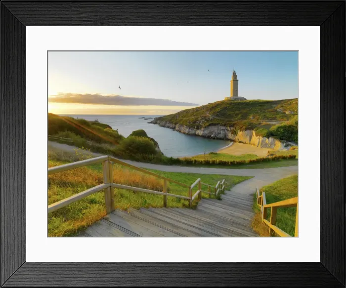 Framed Print : Spain, Galicia, La Coruna, Torre de Hercules Framed Print : Spain, Galicia, La Coruna, Torre de Hercules
