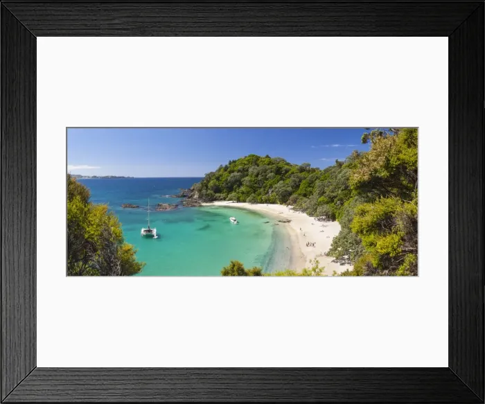 Framed Print : Elevated view over Whale Bay, Tutukaka Coast, Northland, North Island, New Zealand Framed Print : Elevated view over Whale Bay, Tutukaka Coast, Northland, North Island, New Zealand