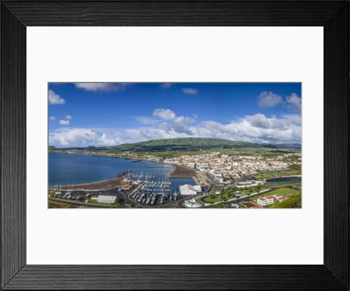 Framed Print : Portugal, Azores, Terceira Island, Praia da Vitoria, morning Framed Print : Portugal, Azores, Terceira Island, Praia da Vitoria, morning