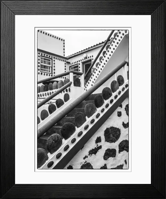 Framed Print : Portugal, Azores, Pico Island, Lajido, stone house