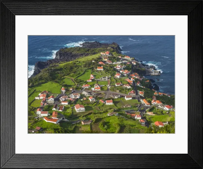 Framed Print : Portugal, Azores, Sao Jorge Island, Faja do Ouvidor Framed Print : Portugal, Azores, Sao Jorge Island, Faja do Ouvidor
