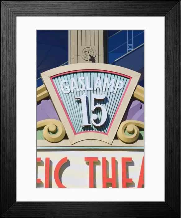 Framed Print : Gaslamp Quarter, San Diego, California, USA Framed Print : Gaslamp Quarter, San Diego, California, USA