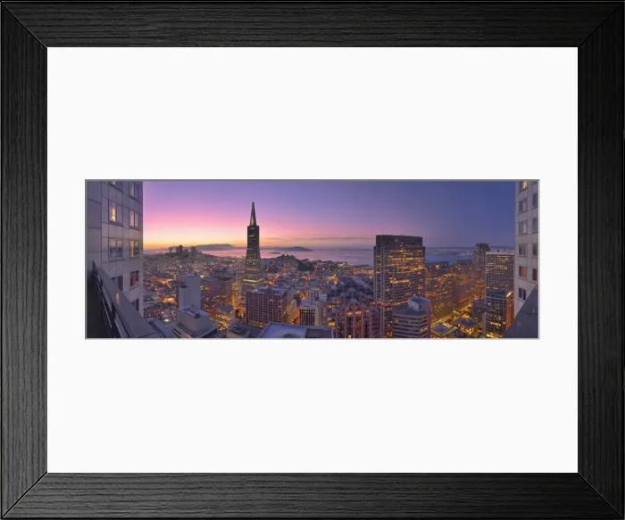 Framed Print : View from the Mandarin Oriental Hotel, San Francisco, California, USA Framed Print : View from the Mandarin Oriental Hotel, San Francisco, California, USA