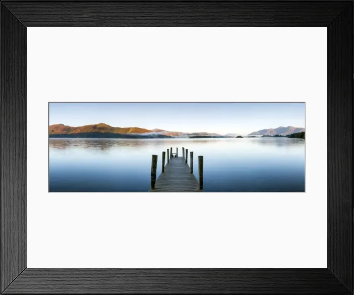 Framed Print : United Kingdom, England, Cumbria, Lake District National Park, Derwent Water, Wooden Framed Print : United Kingdom, England, Cumbria, Lake District National Park, Derwent Water, Wooden