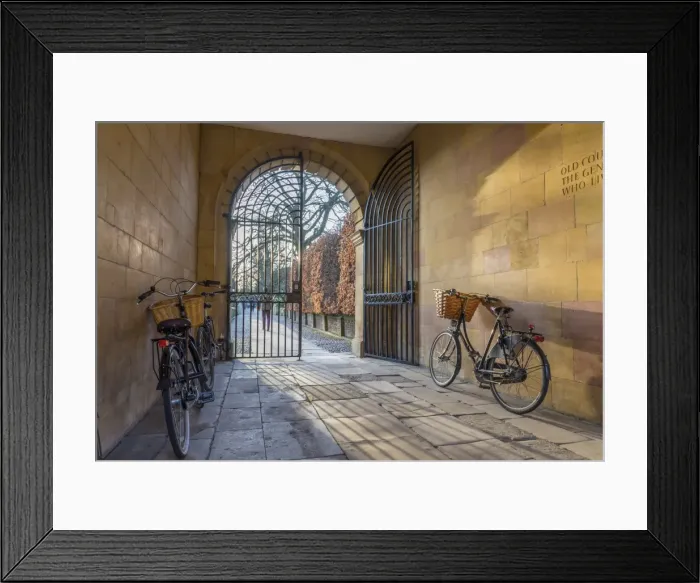 Framed Print : UK, England, Cambridge, Clare College Framed Print : UK, England, Cambridge, Clare College