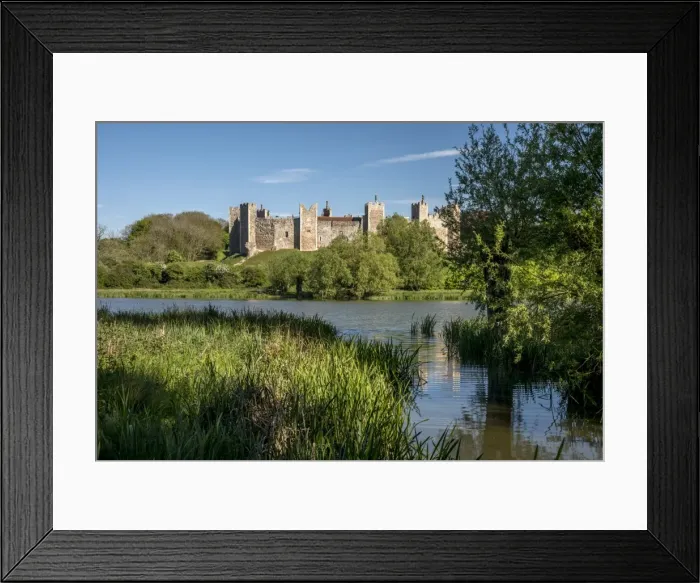 Framed Print : UK, England, Suffolk, Framlingham, Framlingham Castle across The Mere Framed Print : UK, England, Suffolk, Framlingham, Framlingham Castle across The Mere