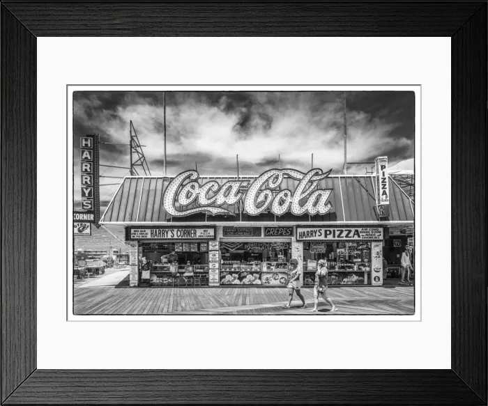 Framed Print : USA, New Jersey, The Jersey Shore, Wildwoods, Wildwoods Beach Boardwalk Framed Print : USA, New Jersey, The Jersey Shore, Wildwoods, Wildwoods Beach Boardwalk