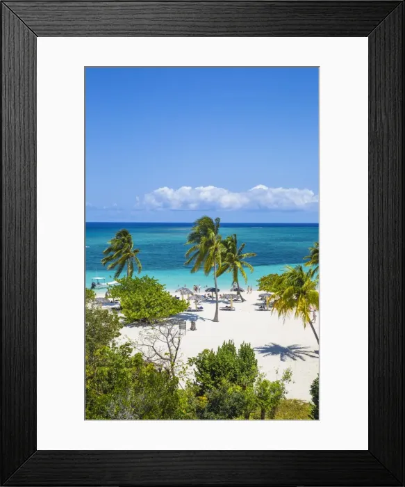 Framed Print : Cuba, Holguin Province, Playa Esmeralda Framed Print : Cuba, Holguin Province, Playa Esmeralda
