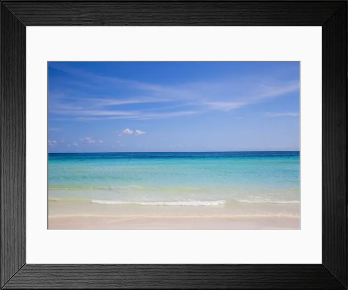 Framed Print : Cuba, Jardines del Rey, Cayo Coco, Playa Larga